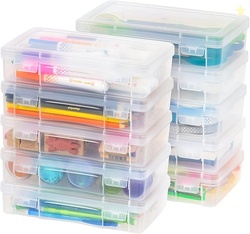 IRIS USA Pencil Case Boxes, 10-Pack
