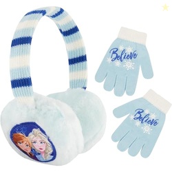 Disney Girls' Winter Earmuffs and Kids Set, Frozen 2 Ear Warmers Ages,