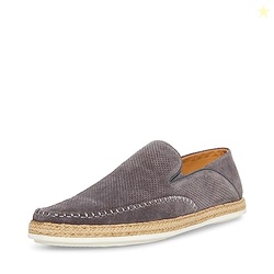 Steve Madden Men's Caydenn Casual Espadrille, Grey Suede, 9 M