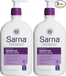 Sarna Sensitive Anti-Itch Lotion (Pack of 2)