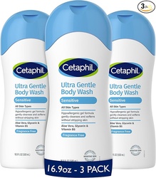Cetaphil Ultra Gentle Body Wash, Pack of 3