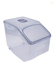 Lock & Lock Bulk Storage Bins Food Storage Container with Wheels (50.7