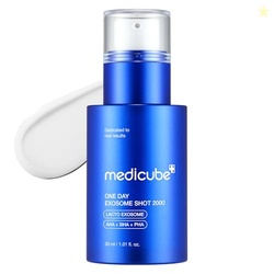 medicube Exosome Shot Zero 2,000 PPM Spicule Facial Serum | Liquid Ski