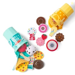 Melissa & Doug Play to Go Cups Food Playset Bundle (2-Pack) - Travel T