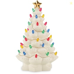 Lenox Figurine, Treasured Traditions Ivory Light-Up Ceramic Christmas 