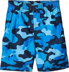 Kanu Surf Big Boys Jetstream Quick Dry Beach Swim Trunk, Camo Navy, Sm
