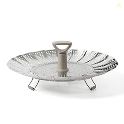 Martha Stewart Richburn 10.6-Inch Telescopic Folding Steamer Insert wi