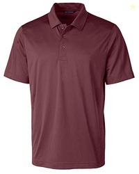 Cutter & Buck Prospect Textured Stretch Mens Big & Tall Polo, Bordeaux