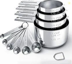TILUCK Stainless Steel Measuring Cups AD