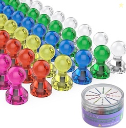 Push Pin Magnets - Tiergrade 60 Pack 