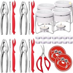 Luvan 33 Pcs Crab Crackers and Tools Set 