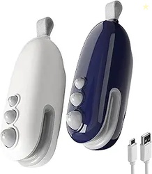 2Pcs Mini Bag Sealer with Cutter