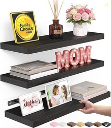 BAYKA Floating Shelves for Wall(Set of 3)