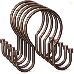 Goowin 24 Pack Shower Curtain Hooks