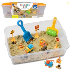 Creativity for Kids Sensory Bin: Construction Zone Playset - Preschool