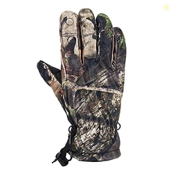 Carhartt Men's Hunt Fleece Camo Glove, Camo, Large