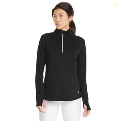 Puma Golf Women's Standard Gamer 1/4 Zip, Puma Black, Small