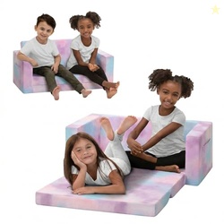 Delta Children Cozee 2-in-1 Sofa, 2-Seater Convertible Toddler Couch S