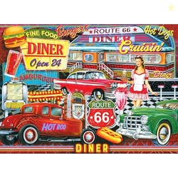 RoseArt - Kodak Premium - 50's Diner - 1000 Piece Jigsaw Puzzle for Ad