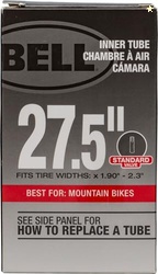 Bell Standard Bicycle Inner Tube, 27.5" x 1.90-2.125", Schrader Valve