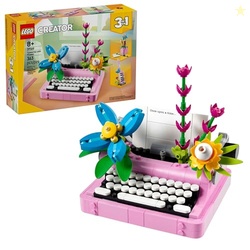 LEGO Creator 3 in 1 Typewriter with Flowers - Building Toy with 3 Buil