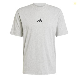 Adidas Men's Essentials Small Logo Sportswear T-Shirt, Medium Grey Hea