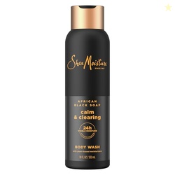 SheaMoisture African Black Soap Body Wash Calm and clearing body wash 