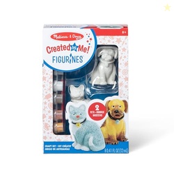 Melissa & Doug Created by Me! Pet Figurines Craft Kit (Resin Dog and C