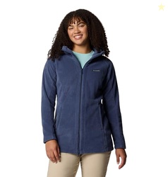 Columbia Women's Benton Springs II Long Full Zip Fleece Hoodie, Noctur