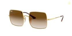 Ray-Ban Womens RB1971 Square Square Sunglasses, Gold/Clear Gradient Br