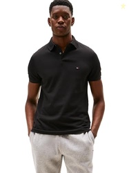 Tommy Hilfiger Men's 1985 Regular Short Sleeve Polo,Black Medium