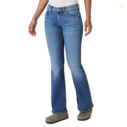 Lucky Brand Women's Mid Rise Sweet Flare Jean, Something Sweet, 28W x 