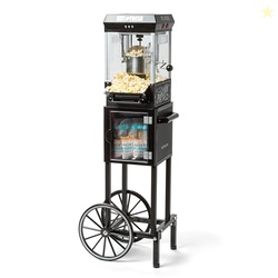 Nostalgia Popcorn Maker Machine - Professional Cart With 2.5 Oz Kettle