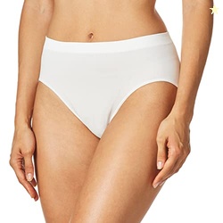 Bali Women's One Smooth U All Over Smoothing Hi Cut, White, X-Large/8