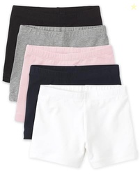 The Children's Place,Girls,Cartwheel Shorts,Black/Grey/Pink/Tidal/Whit
