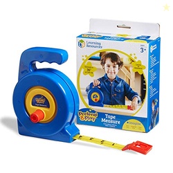 Learning Resources Pretend Play 3" Long Tape Measure - Kids Constructi