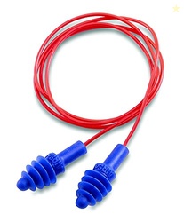 Honeywell Retail AirSoft Corded Reusable Flanged Earplugs with Storage
