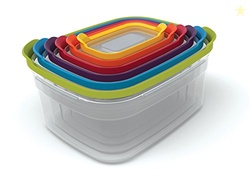 Joseph Joseph Nest Lock Plastic BPA Free Food Storage Container Set wi
