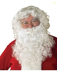 Rubies Santa Claus Economy Beard & Wig Set for Adults, Men's No Size