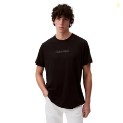 Calvin Klein Men's Logo Sleep Tee Black