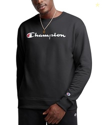 Champion Men's Sweatshirt, Powerblend, Fleece Midweight Crewneck Sweat