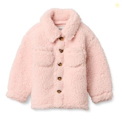 Amazon Essentials x Sofia Grainge Baby Boys' Sherpa Fleece Overshirt J