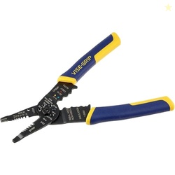 IRWIN VISE-GRIP Wire Stripper, 8 inch, Cuts 10-22 AWG, Plier Style Nos