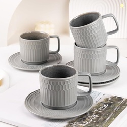 Cappuccino Cups with Saucers Set