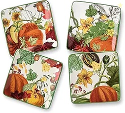 Ceramic Canap Plates  Set of 4 
