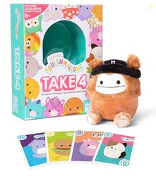 Squishmallows Take4 by Relatable, Exciting Games, Board Games and Card