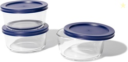 DURA LIVING 6-Piece Glass Food Storage