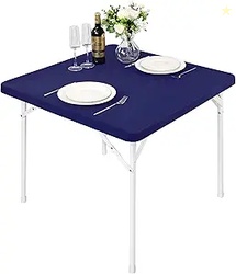 Square Fitted Card Tablecloth Table Cover 
