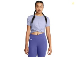 Under Armour Women's Motion Crossover Short Sleeve Crop, (539) Celeste