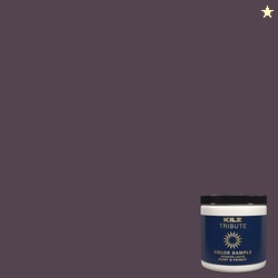 KILZ TRIBUTE Paint & Primer, Interior, Color Sample, Beetroot Purple, 